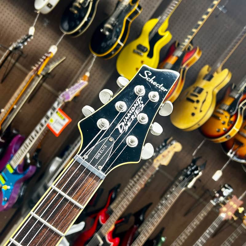 Schecter Diamond Series 006 Elite - Black Burst | Reverb