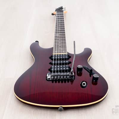 2010 Ibanez Prestige SV5470A HSH Crimson Wine w/ Case image 11