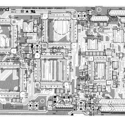 Roland JP-8000 repair kit - Mainboard and PSU capacitors + switches image 8