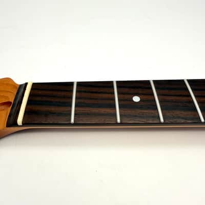 HooDoo Stratocaster Neck Lefty Rosewood/Roasted Maple Nitro hsn6459 image 8
