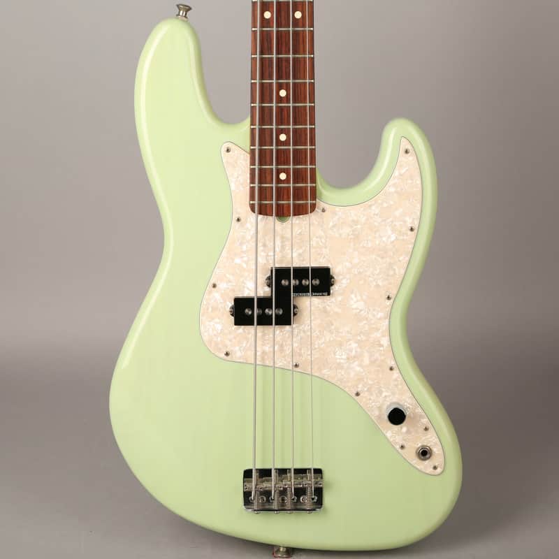 Fender Mark Hoppus Artist Series Signature Jazz Bass - 2010 - Surf Green Transparent image 1