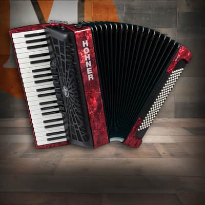 Hohner Amica Forte IV 96 - Jet Black (AMIV96B N) image 1
