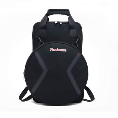 Drum Practice Pad Bag Backpack with Detachable Accessory Pouch image 2