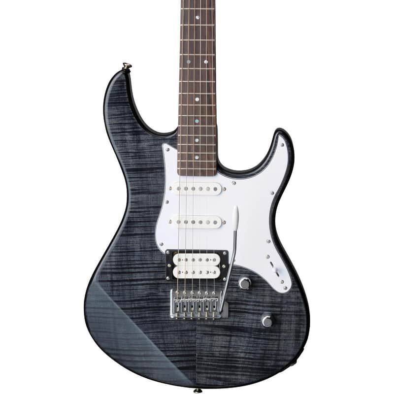 Yamaha Electric Guitar - Flamed Maple Body And Headstock - Translucent Black image 1