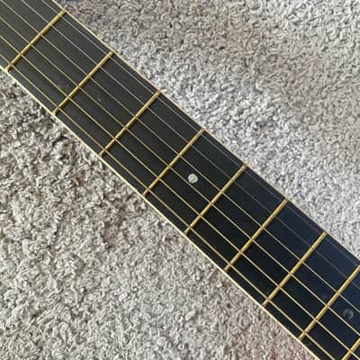 Cherry Burst 38 Inch Acoustic Guitar, ABS Body, Mahogany Neck image 11