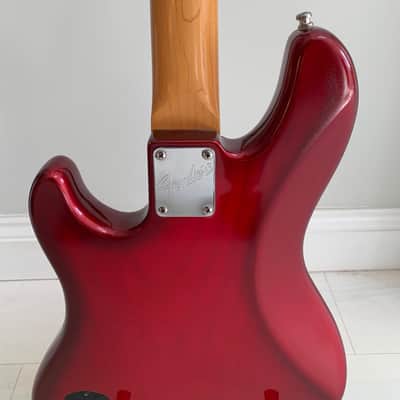 Fender American Deluxe Jazz Bass with Rosewood Fretboard 1995 - 1998 - Crimson Burst image 7