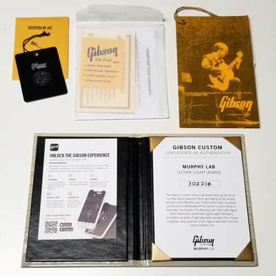 used 2023 Gibson Custom Shop Murphy Lab '64 SG Standard Reissue Ultra Light Aging, Excellent Condition with OHSC & Paperwork! image 3