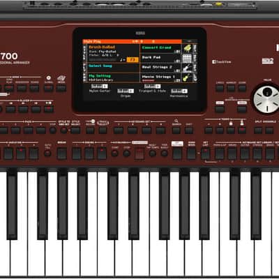 Korg PA700 61-Key Professional Arranger Keyboard, Black