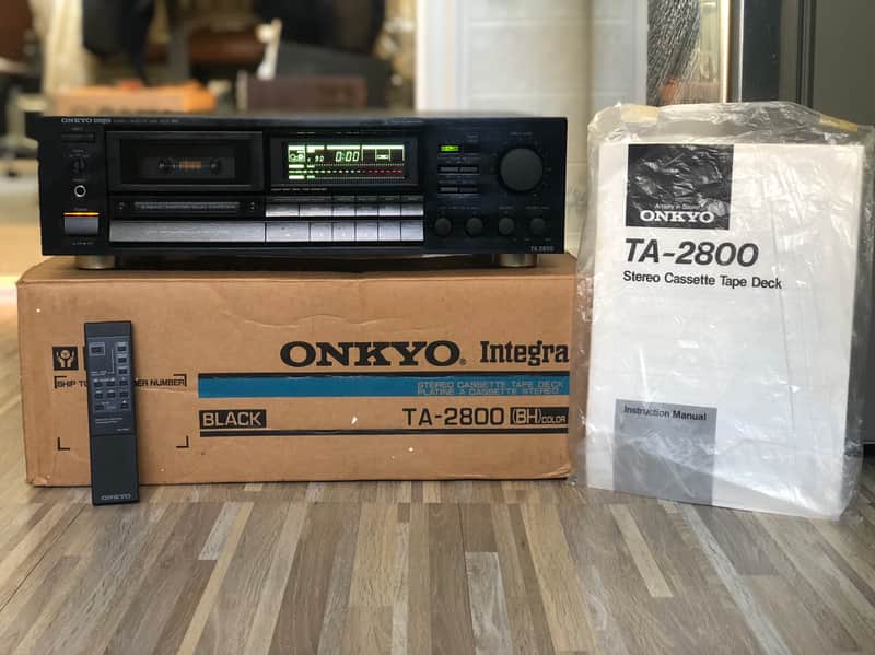 RARE Onkyo Integra TA-2800 3 Motor 3 Head Dual Capstan ~BOX, REMOTE, MANUAL~ LOOK ! image 1