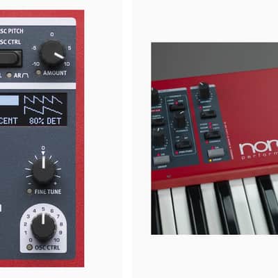 Nord Wave 2 61-Key 48-Voice Polyphonic Synthesizer 2013 - 2022 - Red image 6