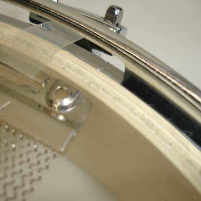 Pearl Wood Shell Piccolo 13x 3.5 Snare Drum, Black image 11