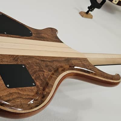 2021 Alembic Mark King Signature Standard Walnut 4 String Bass Guitar image 14