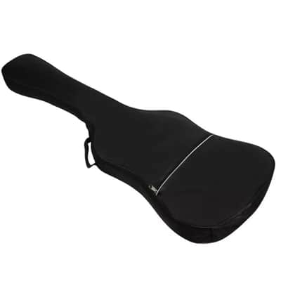 Electric Bass Gig Bag | Black Backpack-Style Case with Adjustable Straps | Durable Oxford Cloth image 2