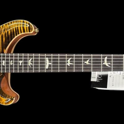2025 PRS 40th Anniversary Hollowbody II Piezo One Piece 10-Top & Back! - Yellow Tiger image 3
