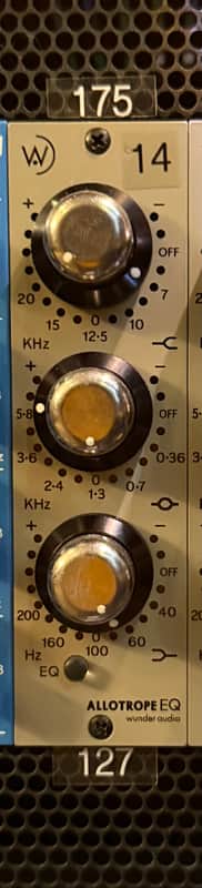 Wunder Audio Allotrope 500 Series EQ Module 2010s - Gray image 1