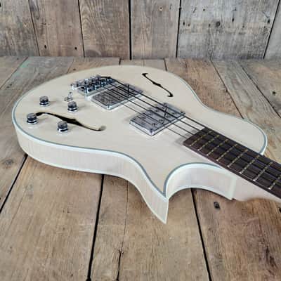 Warwick Star Bass II SC 2010 Germany Flamed Maple Satin w/ Orig Flight Case & Box - Natural image 9
