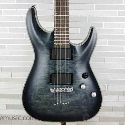 Schecter C-1 Platinum - See-Thru Black Satin image 1
