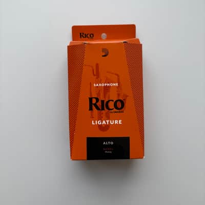 Rico Alto Saxophone Nickel Plated Ligature image 1