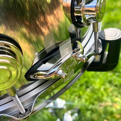 DW Collector's Series Stainless Steel 5.5x14" Snare Drum w/ Nickel Hardware image 4