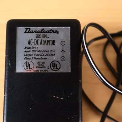 Danelectro Zero Hum AC-DC Guitar Pedal Power Supply Adaptor DA-1 Tested Working image 2