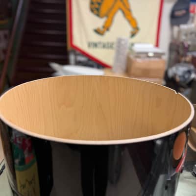 Andante Snare Drum Shell - Black Lacquer 10x14 image 4