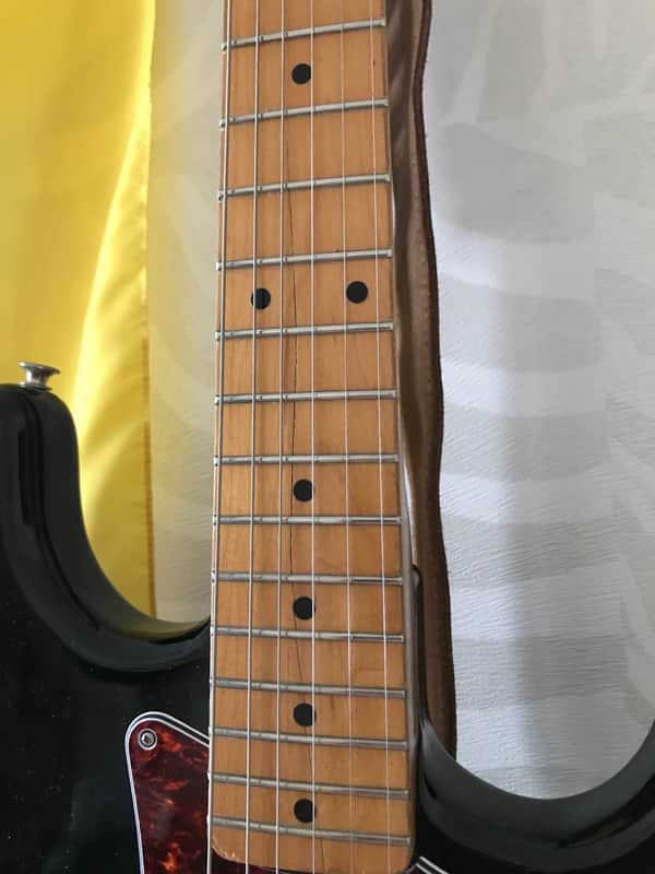 Vintage Holly Splendor Series Stratocaster MIJ Japan 70s Black