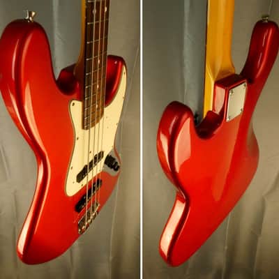 FENDER Jazz Bass JB'62 1998 - CAR Candy Apple Red - Japan Import image 6