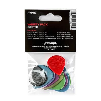 Jim Dunlop Electric Guitar Picks / Plectrums Variety Pack (Pack of 12)