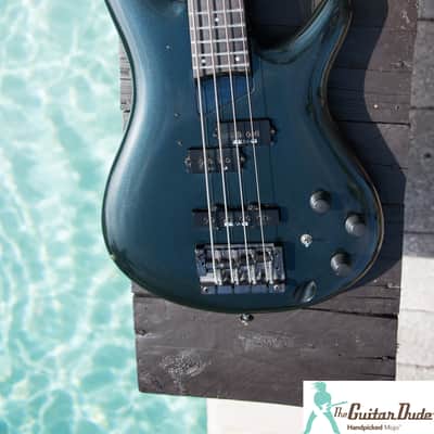 1991 Ibanez SDGR SR1000 (SR-1000) Dark Blue - Made in japan - Ebony Fretboard - Active Electronics image 6