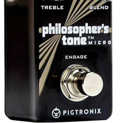 Pigtronix Guitar Compression Effects Pedal, Black (PTM) image 3