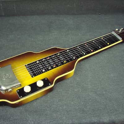 Vintage Epiphone Electar Six-String Electric Lap Steel Guitar W/Case image 3