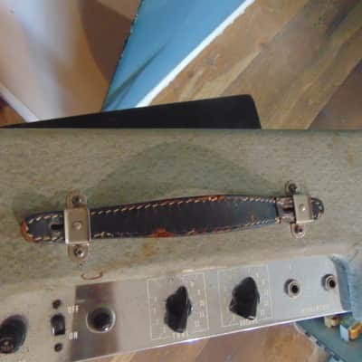 FENDER WHITE / PRINCETON GUITAR AMP 1962 - GREY image 11