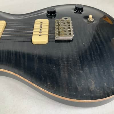 1999 PRS McCarty Soapbar 10 Electric Guitar Black Brown Woodgrain With Case image 10