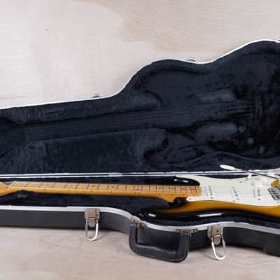 Fender Limited Edition 40th Anniversary 1954 Reissue Stratocaster with Maple Fretboard 1994 Brown Sunburst USA American Vintage AVRI w/ OHSC image 2