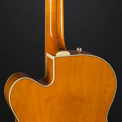 Gretsch G6120T-59 Vintage Select Chet Atkins Vintage Orange Stain Lacquer - Semi Acoustic Custom Guitar image 5