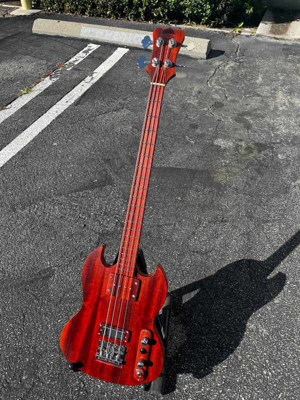 SG style Dearwater short scale bass 2026 - Oil finish image 1