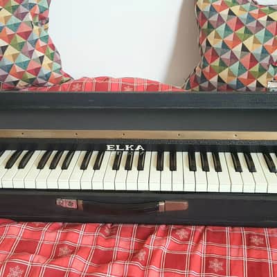 Elka "Piano 88" vintage transistor organ synth Italy image 12