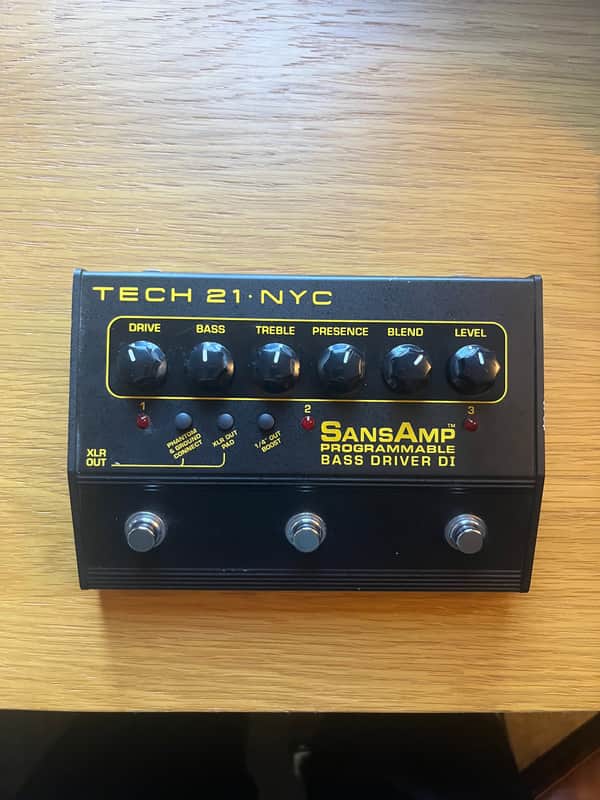 Tech 21 Sansamp Programmable Bass Driver