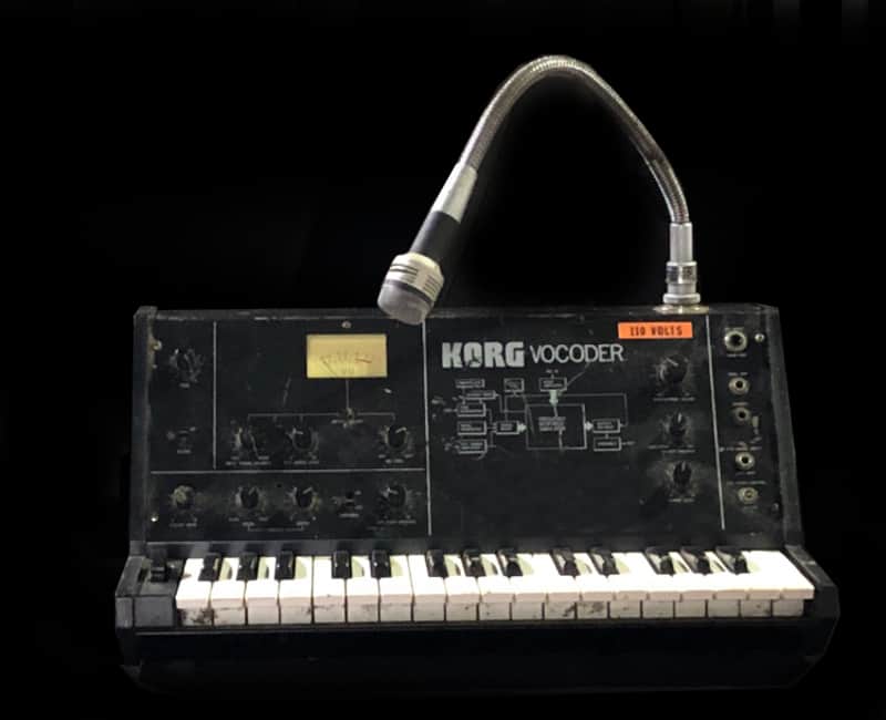 Korg VC-10 Vocoder owned and used by Rick Wakeman of YES 1979 Black image 1