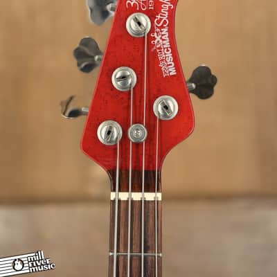 Music Man 30th Anniversary StingRay 4 2006 Crimson Red w/ OHSC – Used image 3