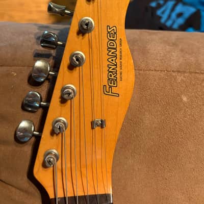 Fender killer! Clean Fernandes  Thin line tele 1993 - Sunburst image 2