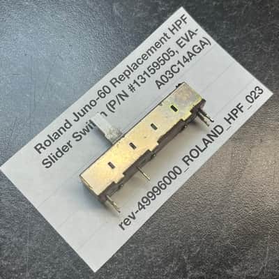 ORIGINAL Roland Juno-60 Replacement HPF Slider Switch (13159505) for Juno-60 image 2