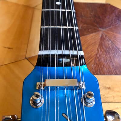 100% original 2004/05 Fender Stratocaster XII ST-12 12 String Electric Guitar Rosewood Blue image 8