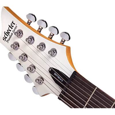 Schecter C-8 Deluxe 8-String Electric Guitar - Satin White - Open Box image 4