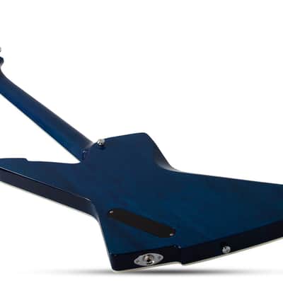 Schecter E-1 Electro-Resin Transparent Blue image 12