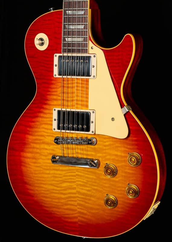 Gibson Custom Shop 1959 Les Paul Reissue Washed Cherry Sunburst Murphy Lab Ultra Light Aged (165) image 1
