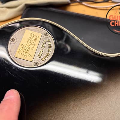 2014 Gibson Custom Shop Les Paul Custom Silverburst w/ OHSC + COA image 21