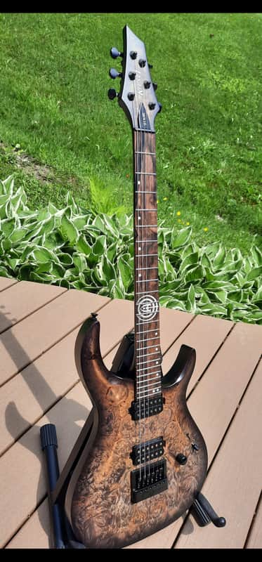 Kiesel AJ6E Andy James Crescent Signature 2021 Burled Maple image 1