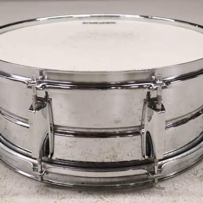 Yamaha SD255 5.5x14" Steel Snare Drum Vintage 1980's image 5