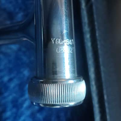 Yamaha YSL-641 large bore straight tenor trombone image 11